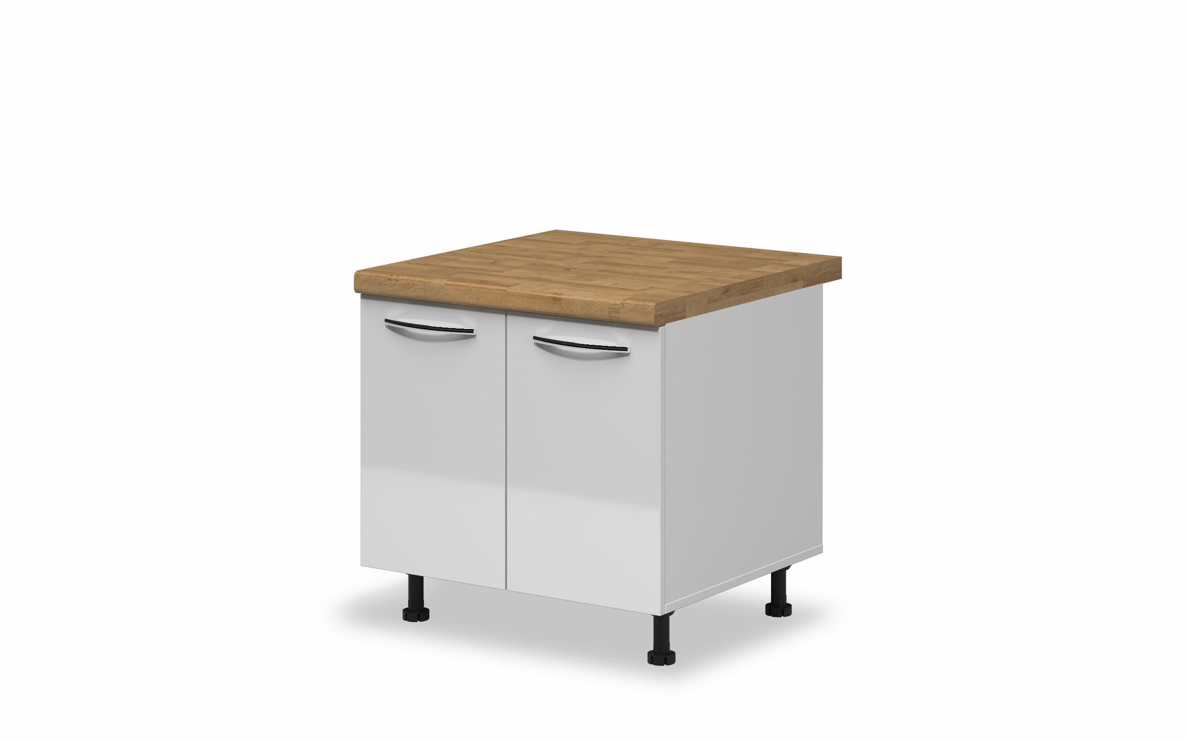 Oven cabinet Rahovets-type Dakota 19, white gloss  1